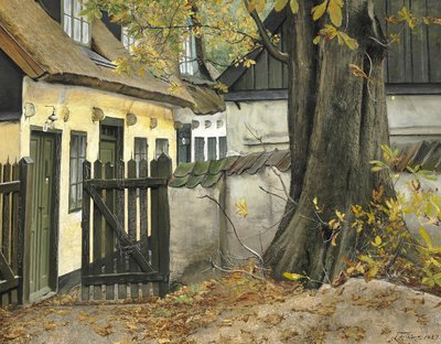 Die alte Kastanie am Tor von Laurits Andersen Ring